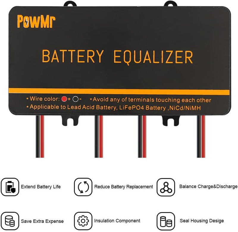 Battery Equalizer 48V - Battery Voltage Balancer,For 4×12V or 8×12V or More Batt gallery