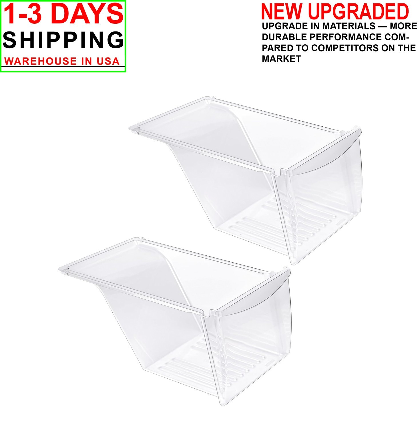 Refrigerator Crisper Drawer for Frigidaire FRT18KG3DW9 FRT18KG3DW7 FRT18L4JMH gallery