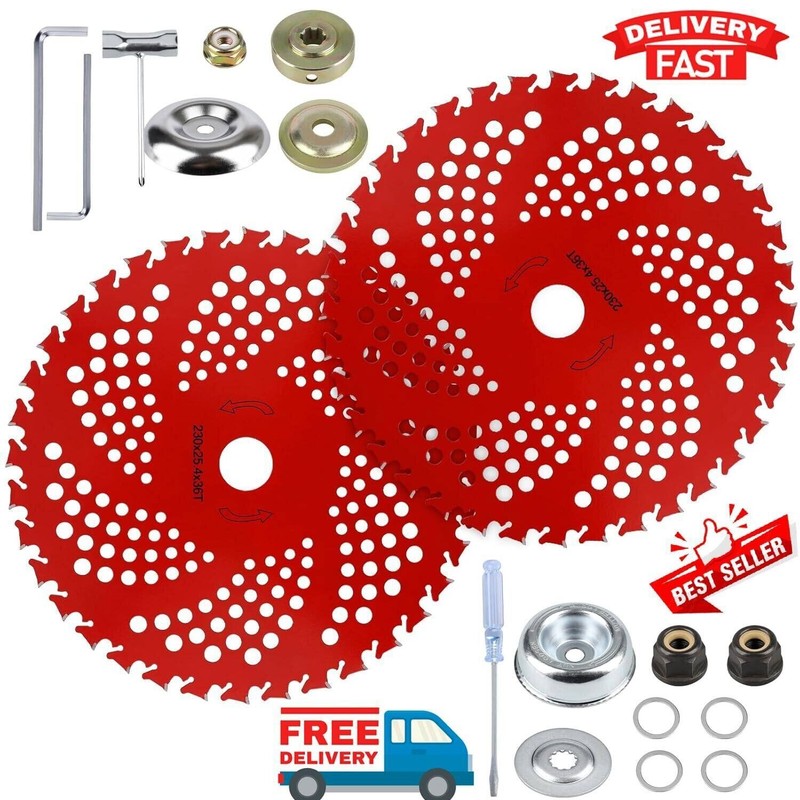 Teeth Carbide Tipped Blade Kit for Brush Cutter Weed Eater Trimmer gallery