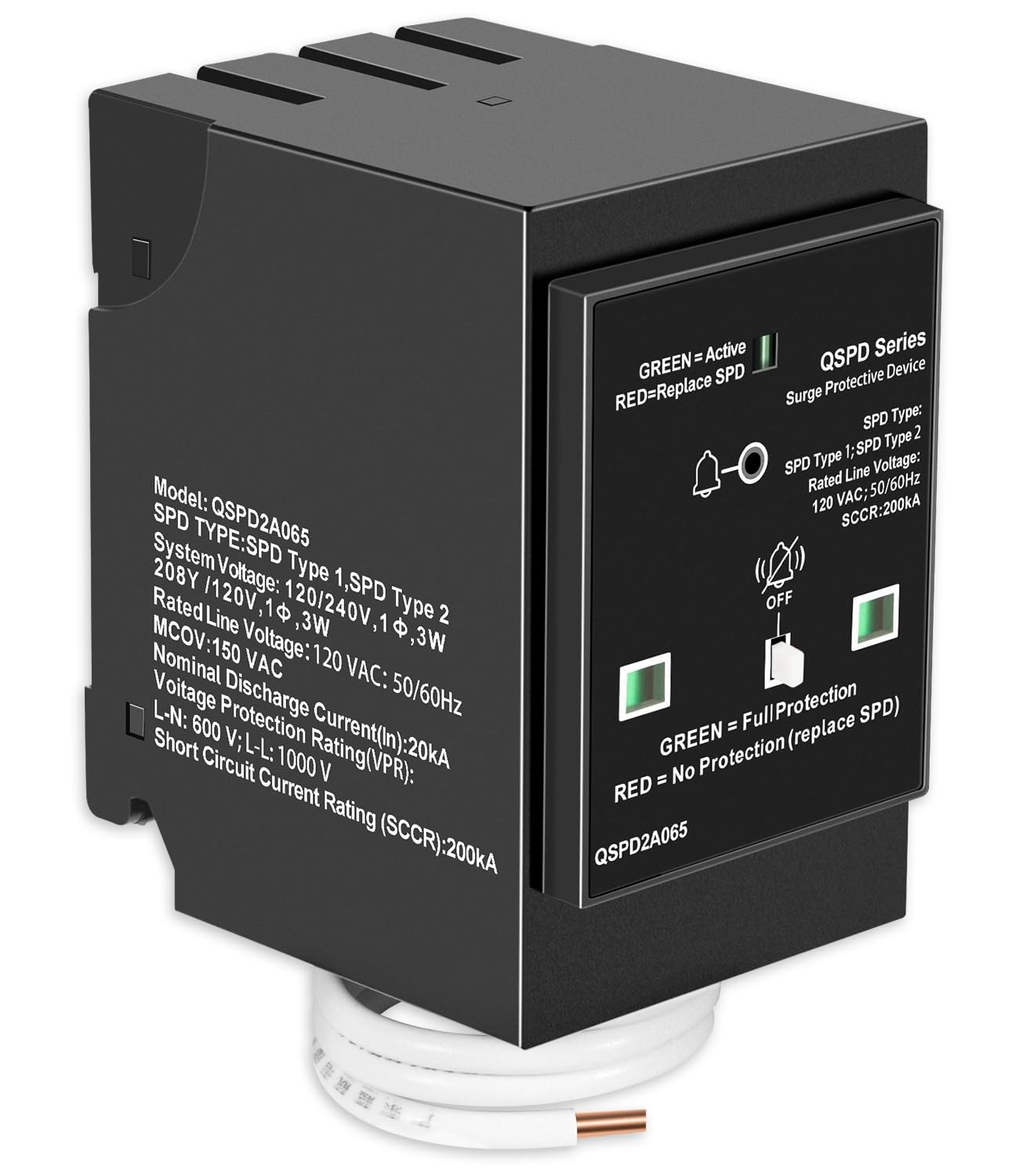 Replacement for Siemens Load Centers QSPD2A065P Plug-in Surge Protection Device gallery