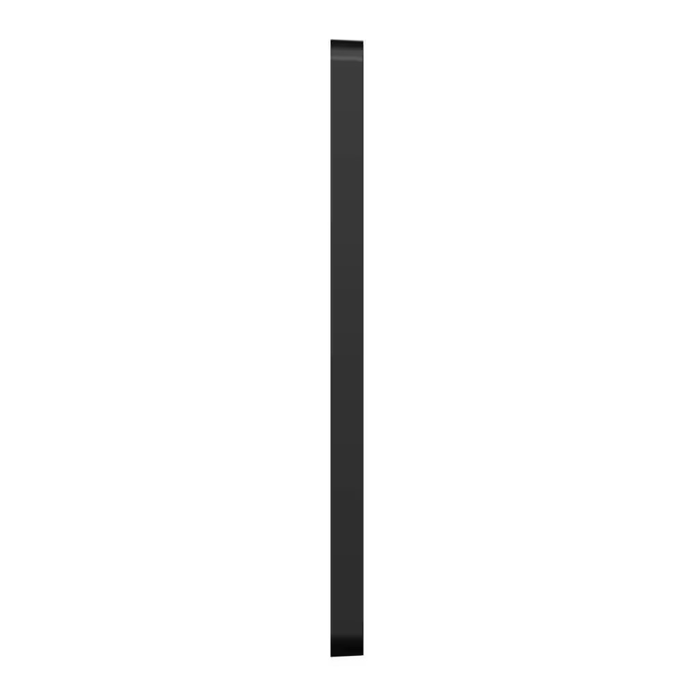 X Series 4-Gang Mid Size Plus Wall Plate Cover Decorator/Rocker Matte Black gallery