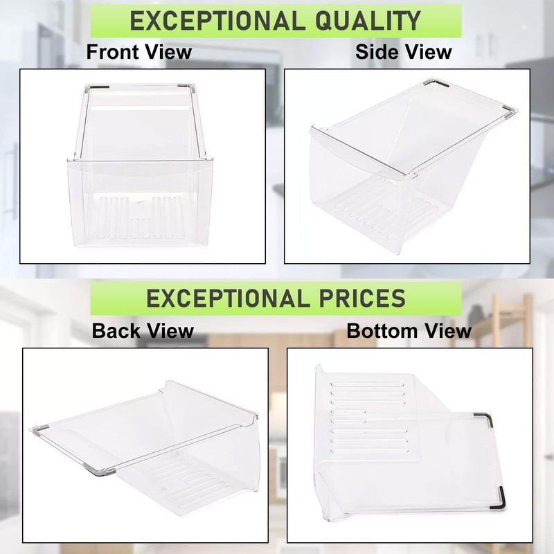 Crisper Drawer Pan Replace For #240337107 240337102 240337108 AH429854 EA429854 gallery