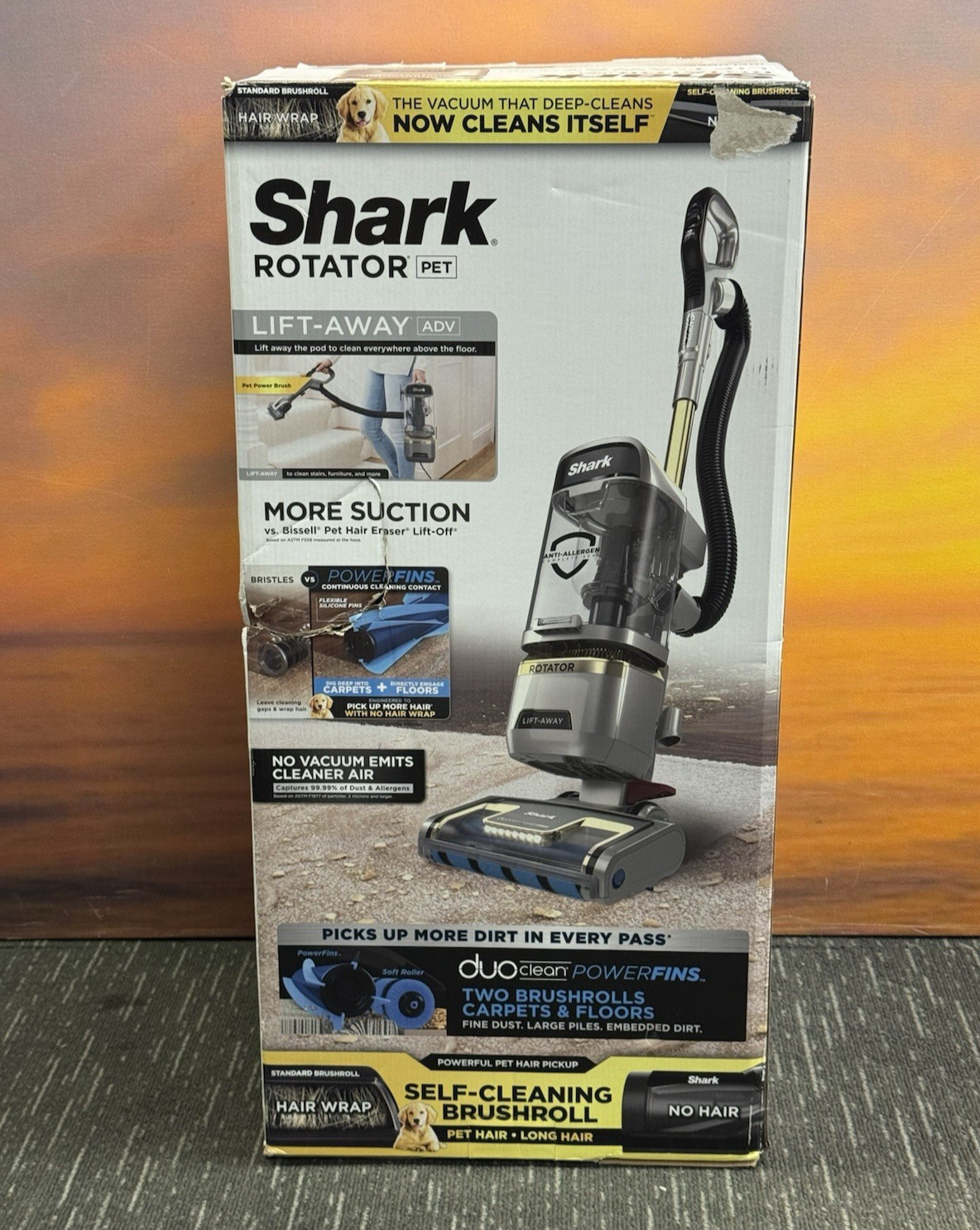 Shark Rotator Lift-Away ADV DuoClean PowerFins w/ Self-Cleaning Brush Roll gallery