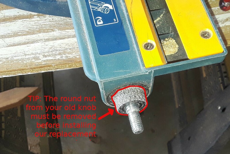 Miter Saw Front Angle Locking Knob Handle ONLY for Ryobi TSS101L Chop Saw gallery