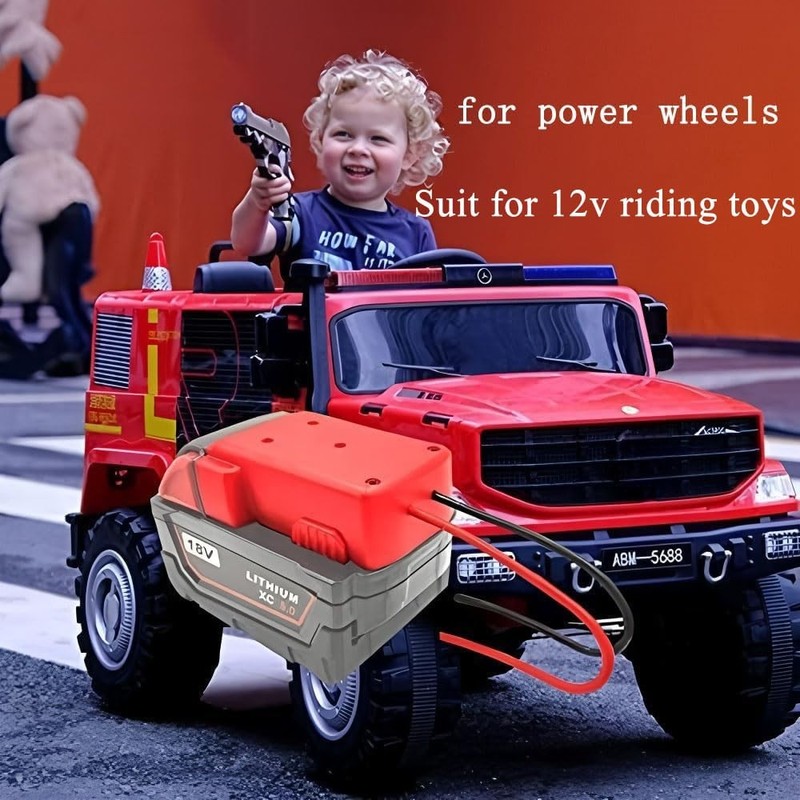 Adapter for Power Wheels Vehicles -for Milwaukee M18 18V Battery to 12V Converte gallery