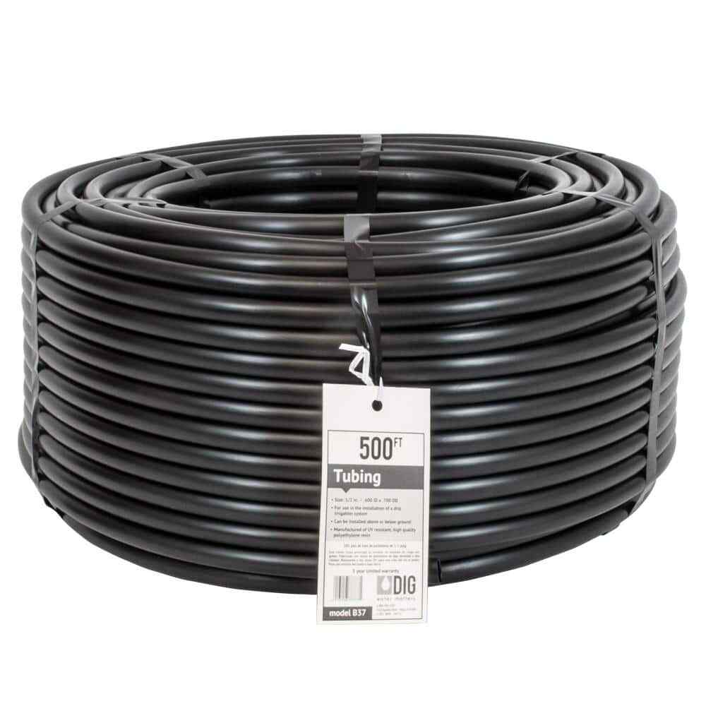 1/2 in. x 500 ft. Poly Drip Tubing Irrigation Sprinkler System Water Line Pipe gallery