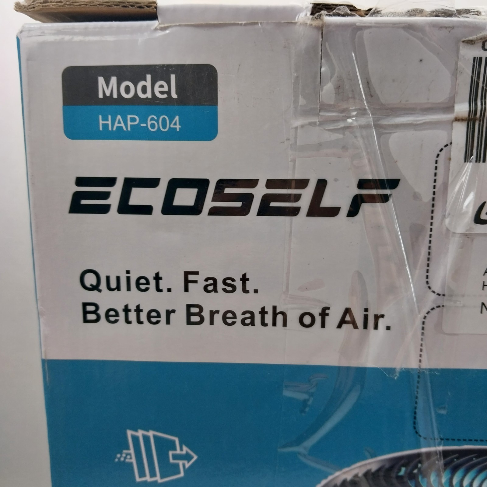 ECOSELF HAP-604 White Touch Control True HEPA Air Purifier New/Open Box gallery