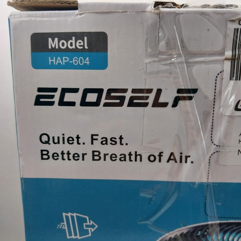 ECOSELF HAP-604 White Touch Control True HEPA Air Purifier New/Open Box gallery