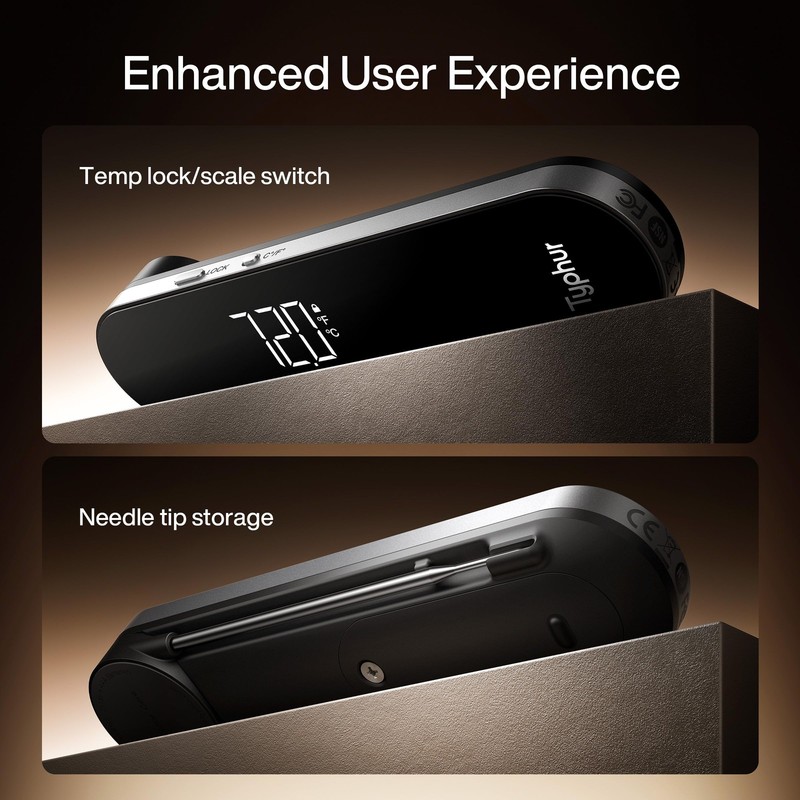 InstaProbe Core 0.5 Sec Instant Read Meat Thermometer for Cooking, Profession... gallery
