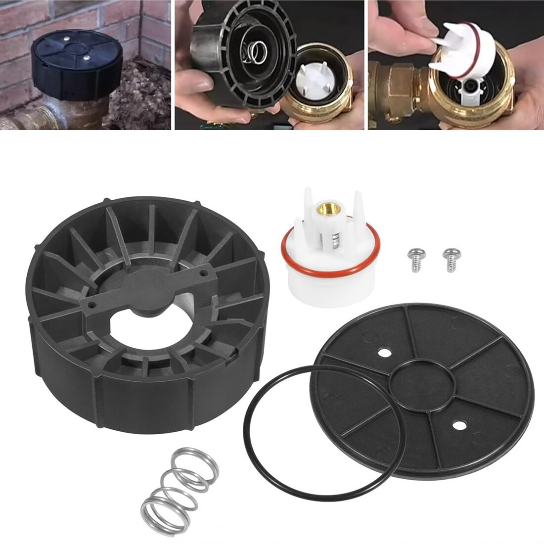 1" Backflow Convert Retro Kit Replacement for WATTS 0887718, 800M4-QT, 800M4-FR gallery