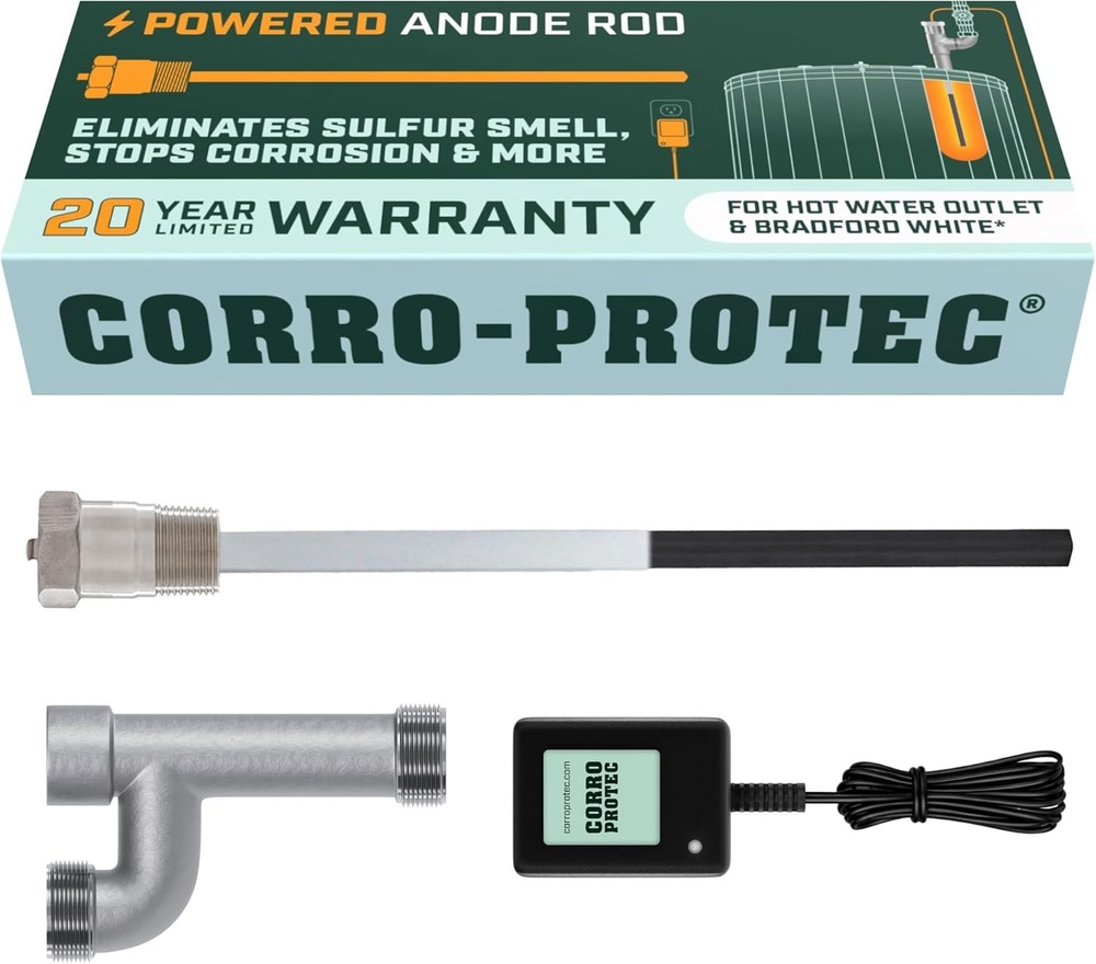 Corro-Protec Powered Anode for Bradford White 20 Yr Warranty