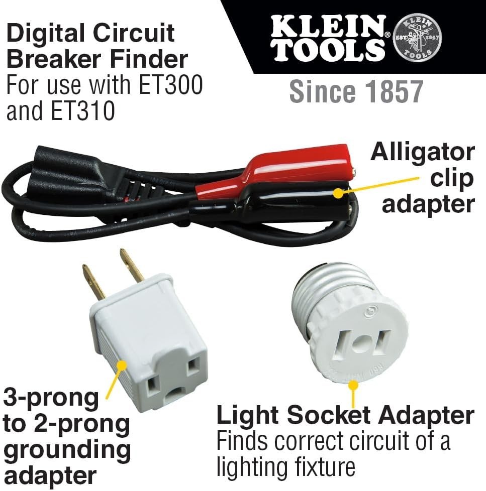ET310KIT AC Circuit Breaker Finder Kit, Electric Tester, GFCI Tester, Leads gallery