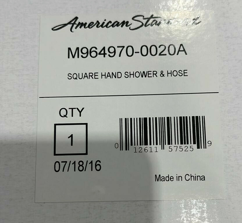American Standard - M964970-0020A - Square Hand Shower & Hose gallery