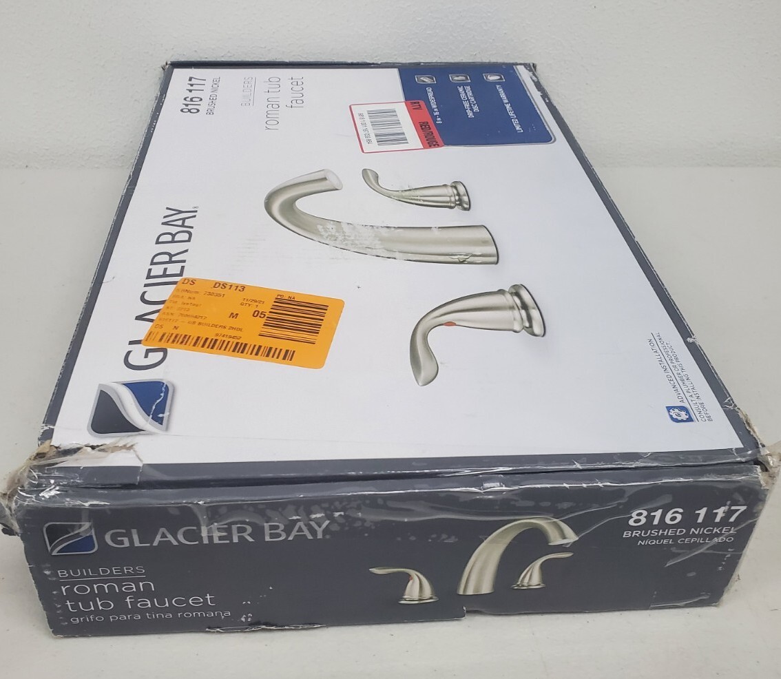 Glacier Bay 2 Handle Deck Mounted Roman Tub Faucet gallery