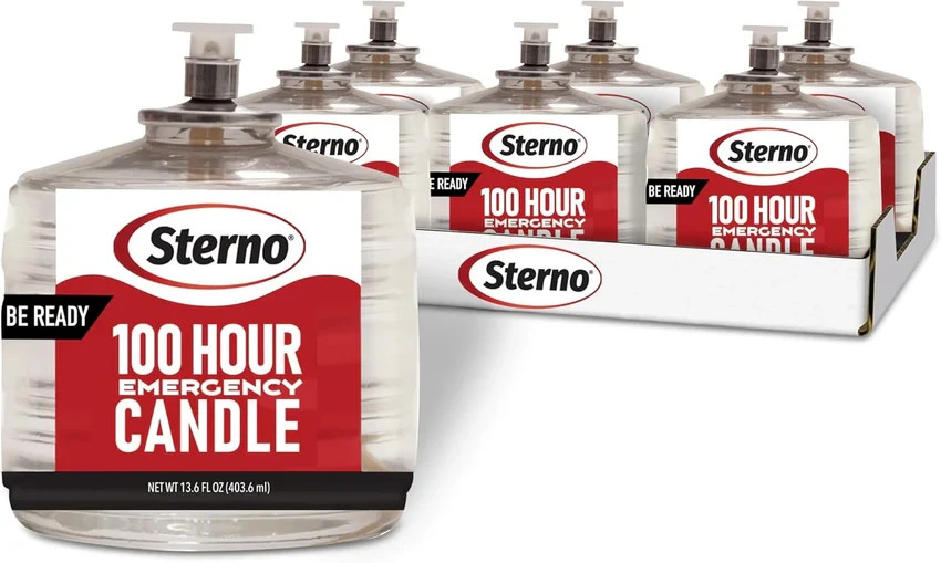 Sterno 100-Hour Emergency Candles - Long Burning Unscented Candles gallery