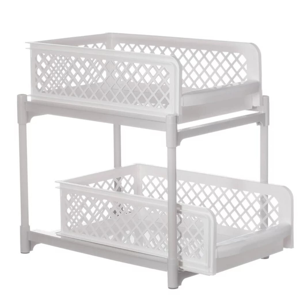 Fox Valley Traders 2-Tier Storage Cabinet Organizer gallery