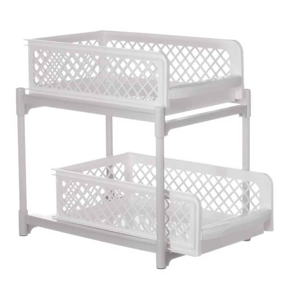 Fox Valley Traders 2-Tier Storage Cabinet Organizer