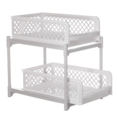 Fox Valley Traders 2-Tier Storage Cabinet Organizer