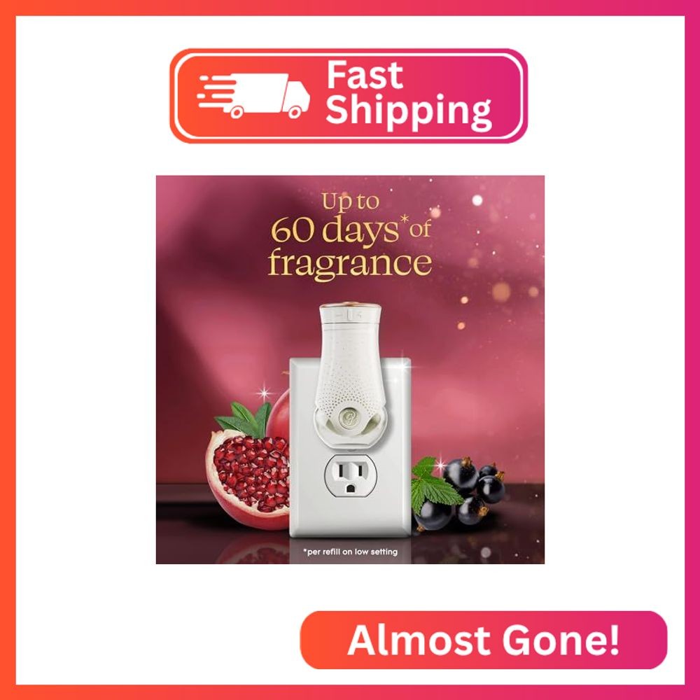 Glade PlugIns Refills Air Freshener, Pomegranate & Currant, Scented and Essentia gallery