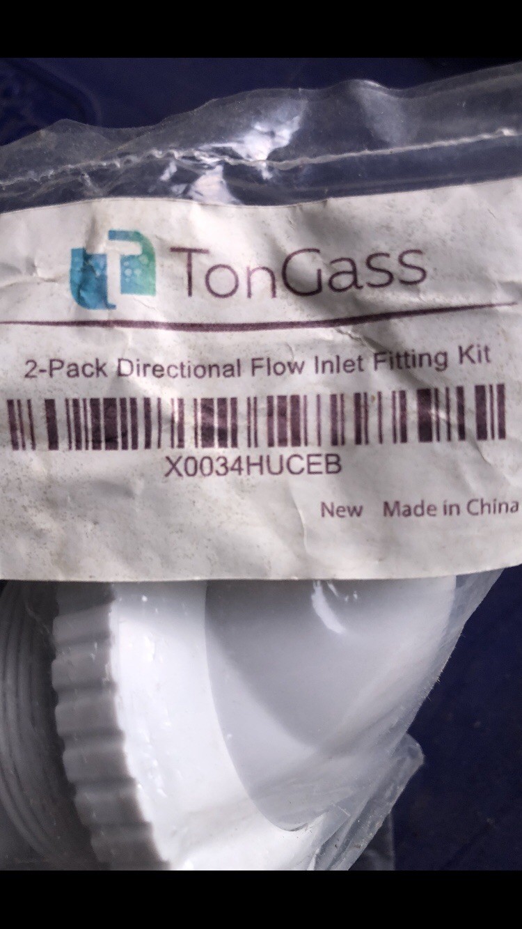 TonGass 2 Pack Directional Flow inlet Fitting Kit 5 Packs gallery