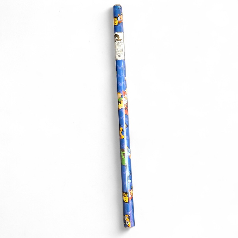 Bob The Builder Gift Wrap Wrapping Paper Roll Vintage Y2K 2002 25X5 Feet SEALED gallery