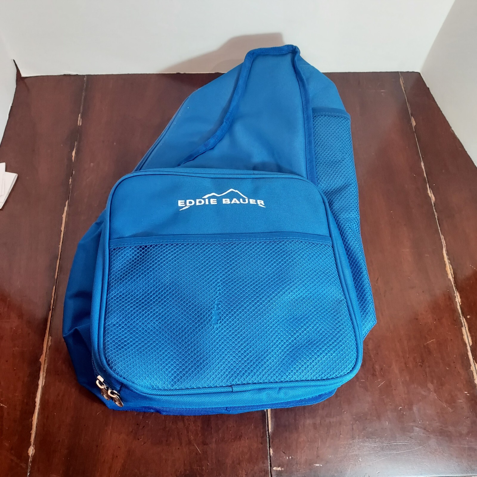 Eddie Baur Single Strap Backpack With Lunch Kit Blue