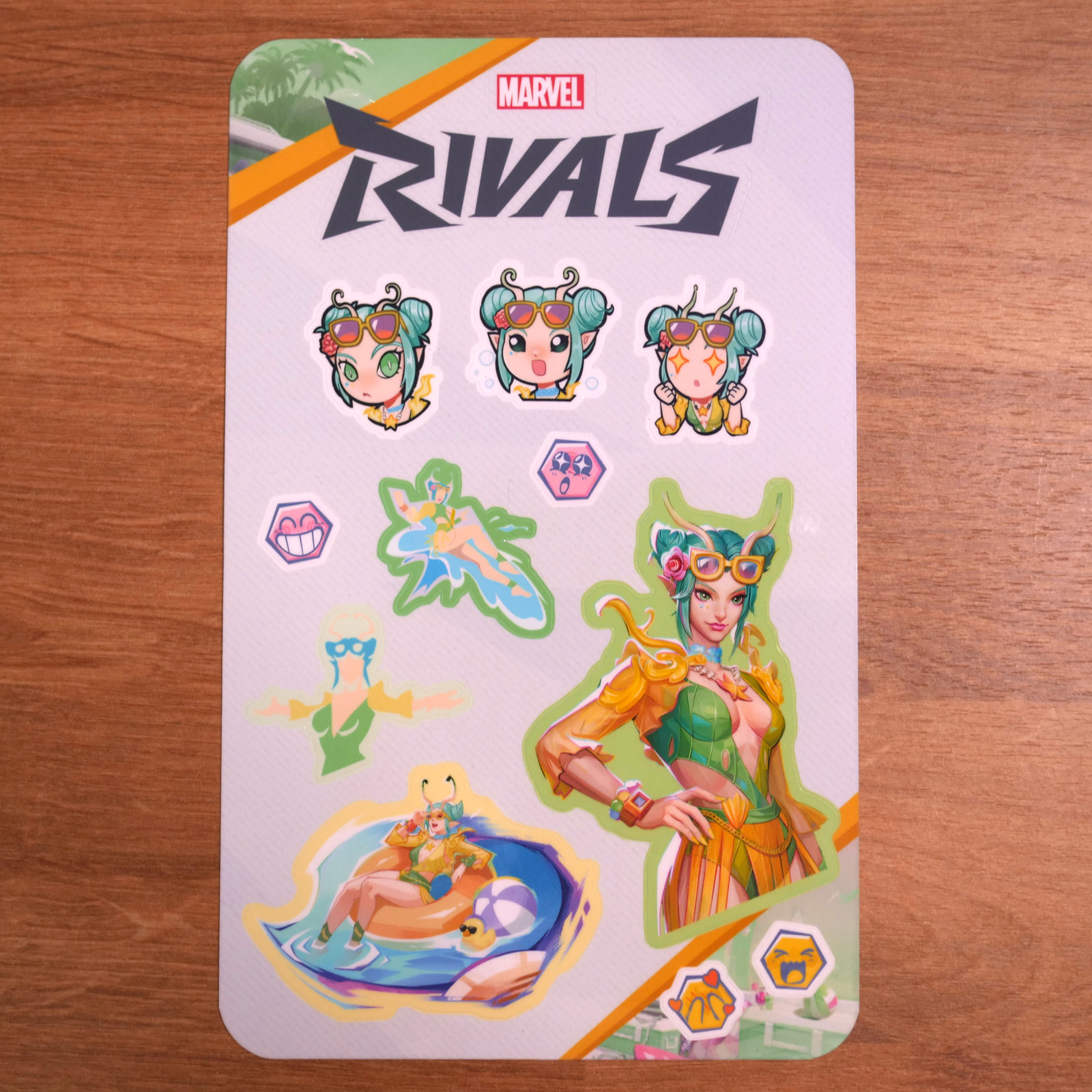 Marvel Rivals Mantis Summer Skin Sticker Sheet gallery