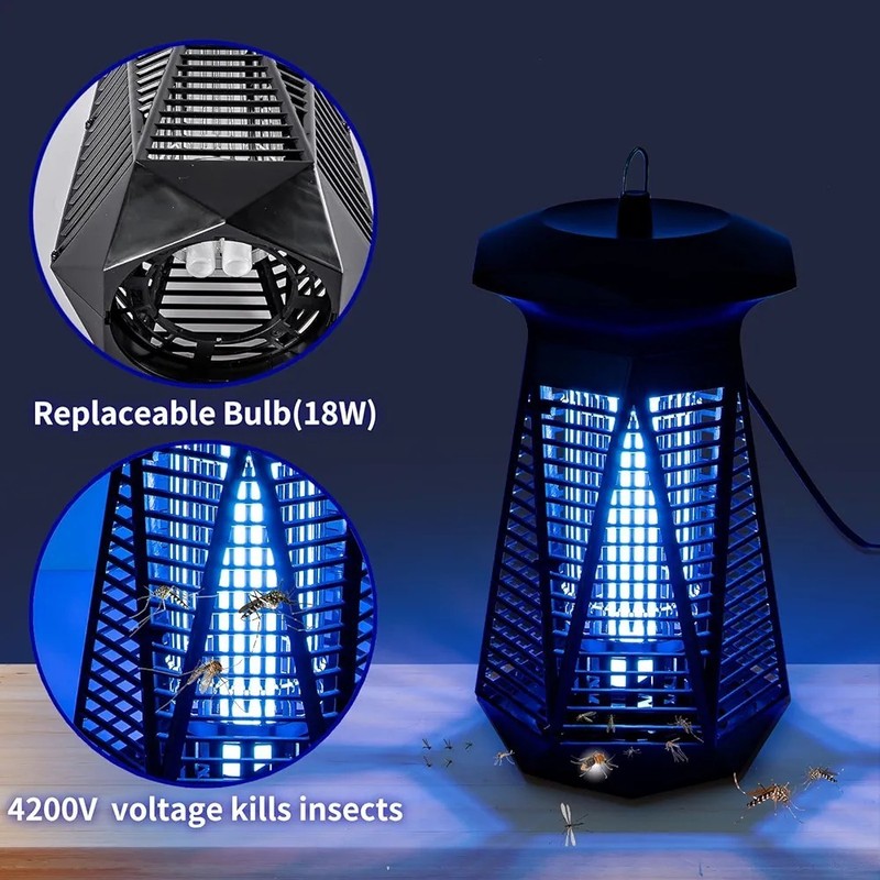 NO BUZZ BUG ZAPPER AREA COVERAGE 1500SQ FT, POWER CORD LENGTH 48 INCHES gallery