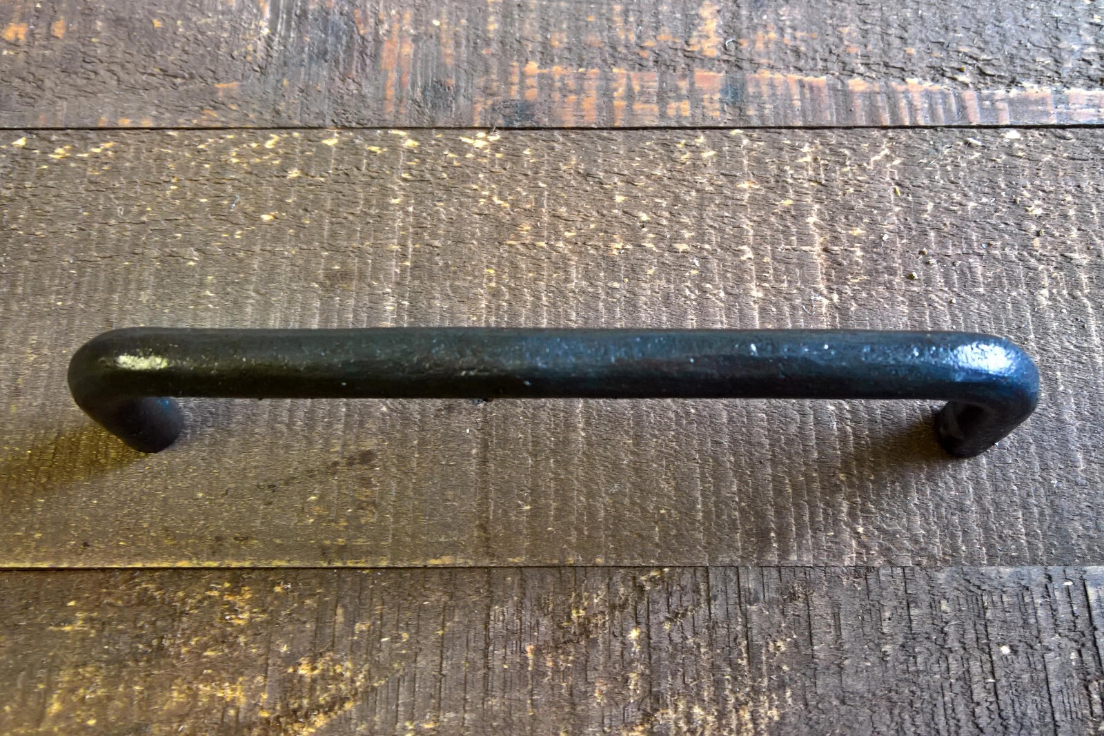 Handcrafted Cabinet Pull, Dresser Handle, Steel Furniture Pull, Forged Handle gallery