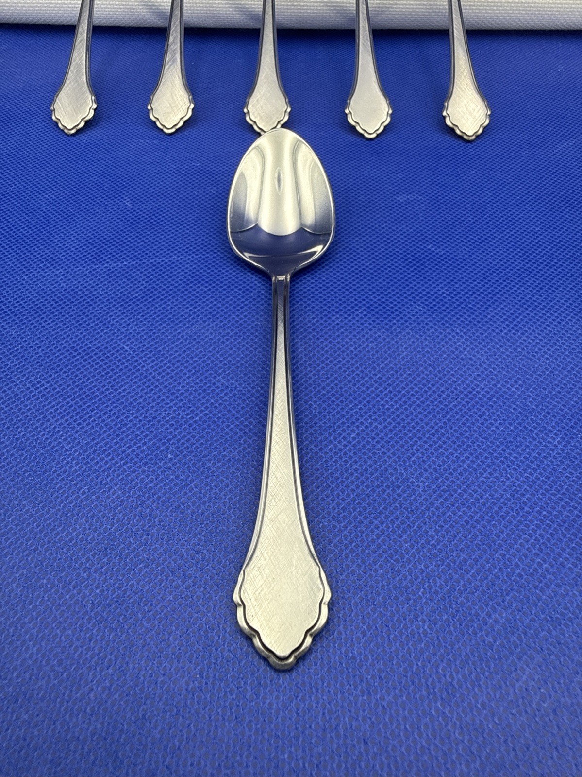 Oneida SUMMER MIST Wm A Rogers AUTUMN GLOW Deluxe Ltd Stainless Teaspoon 6 gallery