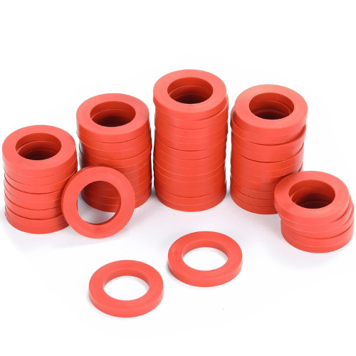 40 Pack Garden Water Hose Washers Rubber Gaskets O Ring Connection Heavy Duty gallery