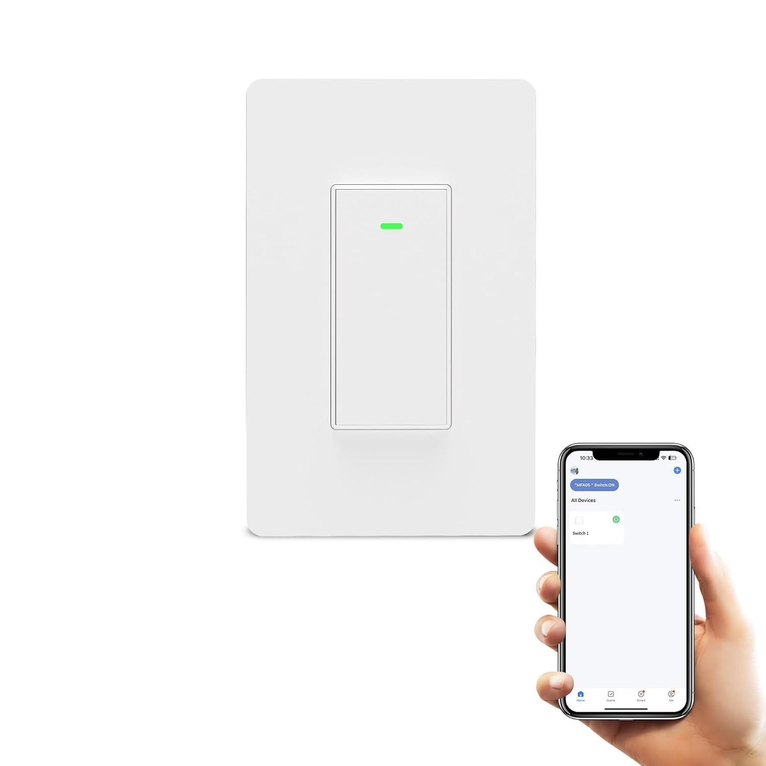 USED Smart Wi-Fi Light Switch Work Alexa Google Home Smart Life App gallery