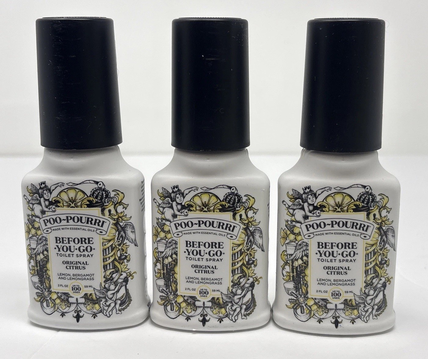 3-Pack POO-POURRI Before-You-Go Original Citrus Toilet Spray - 2 oz each gallery