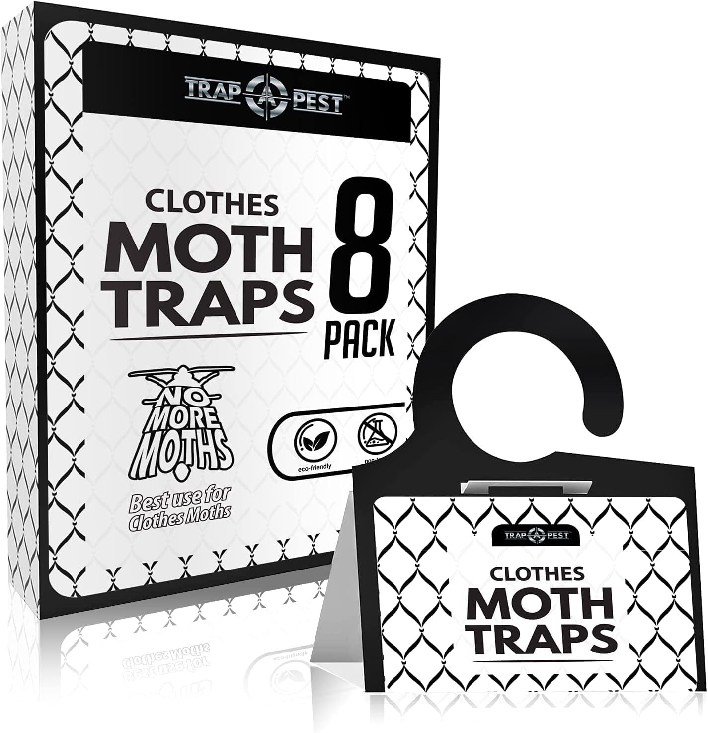 Clothing Moth Traps - 8 Pack - Non Toxic Moth Traps for Clothes with Pheromone.. gallery