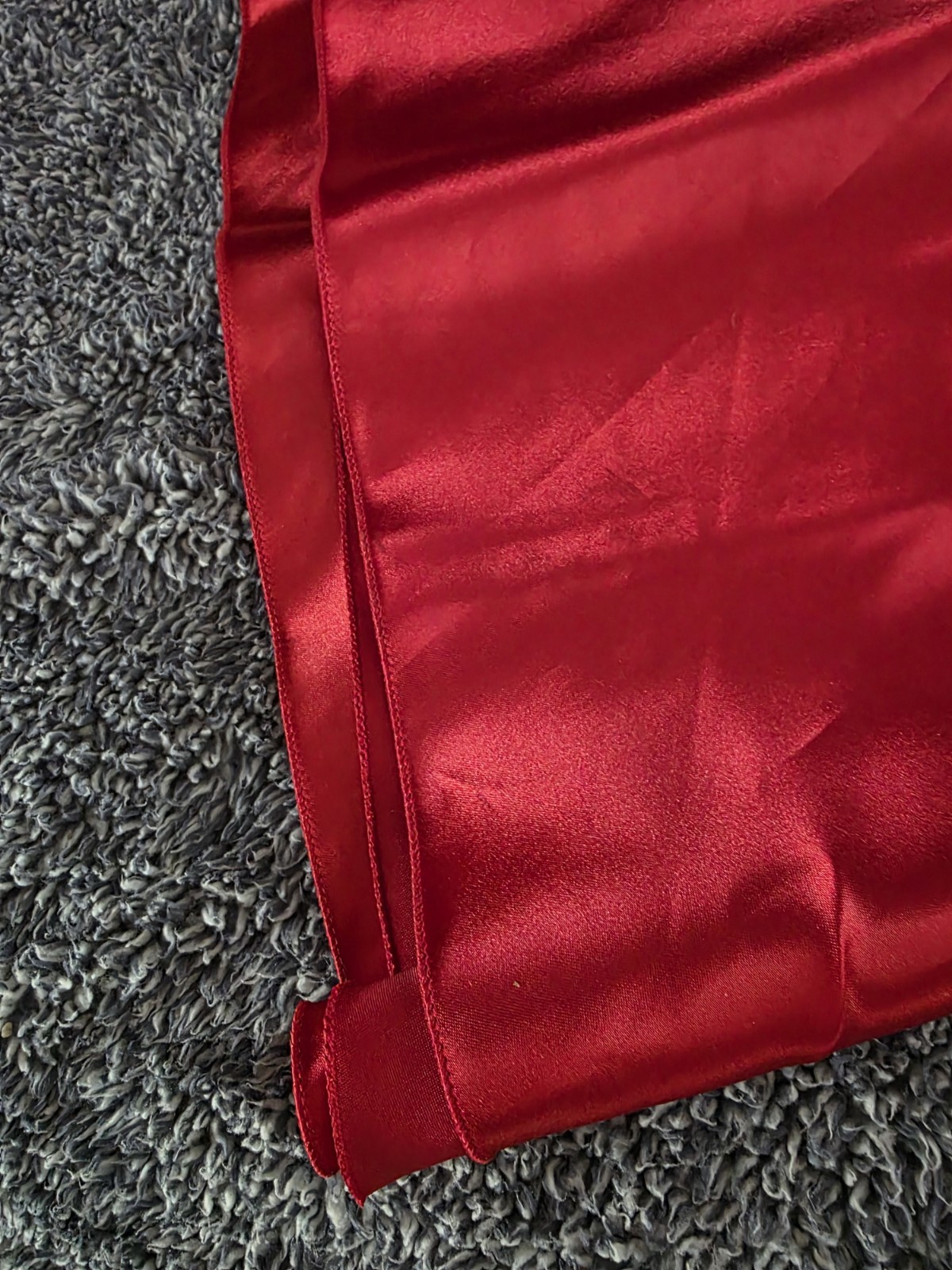 132" Round Satin RED ( Gorgeous)Polyester Blend Linen Tablecloth, gallery