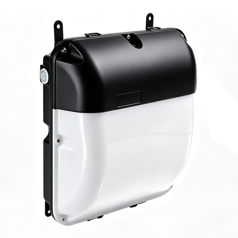 120W LED Wall Pack Light 5000K White, Commercial Lighting IP65 with Dusk-to-Dawn gallery