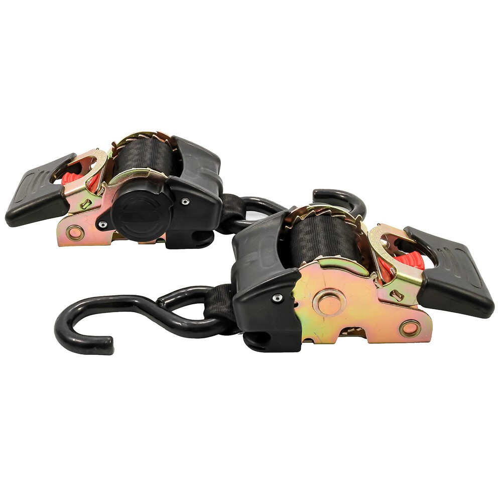 CAMCO 50030 RETRACTABLE TIE DOWN STRAPS - 2" WIDTH 5.5' BOLT ON gallery