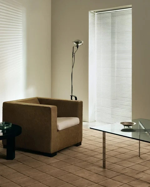 Nordic Knots Grid Chestnut Wool Rug Hand-Tufted Brown Area Carpet Modern gallery