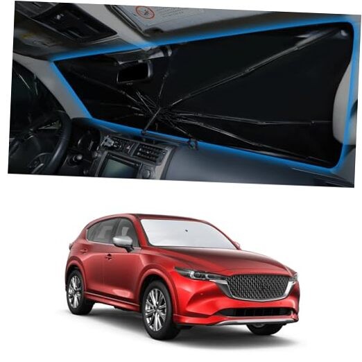 Windshield Sun Shade Umbrella Custom Fit for 2017 UM 2017-2026 Mazda CX5 CX-5 gallery