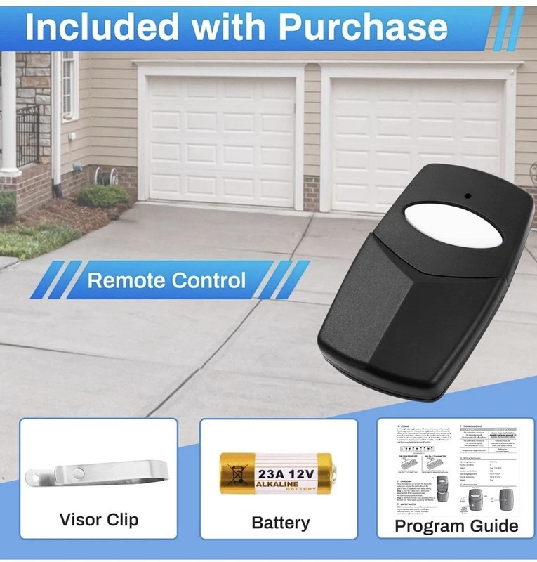 DTC 4-Pack Linear Delta 3 Gate Garage Door Remote 8 DIP Switch 310MHz gallery