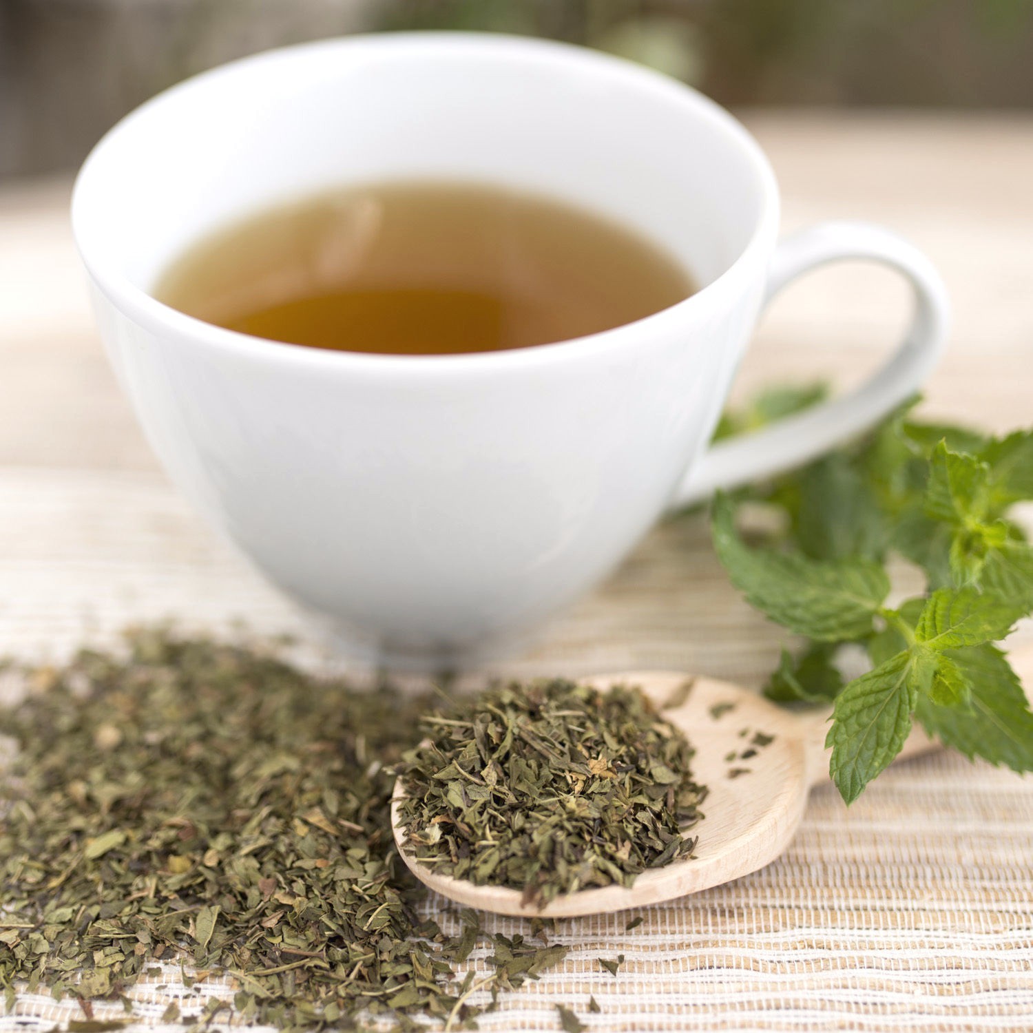 Peppermint Mint herbal tea loose leaf or tea bags Mentha piperita Organic gallery