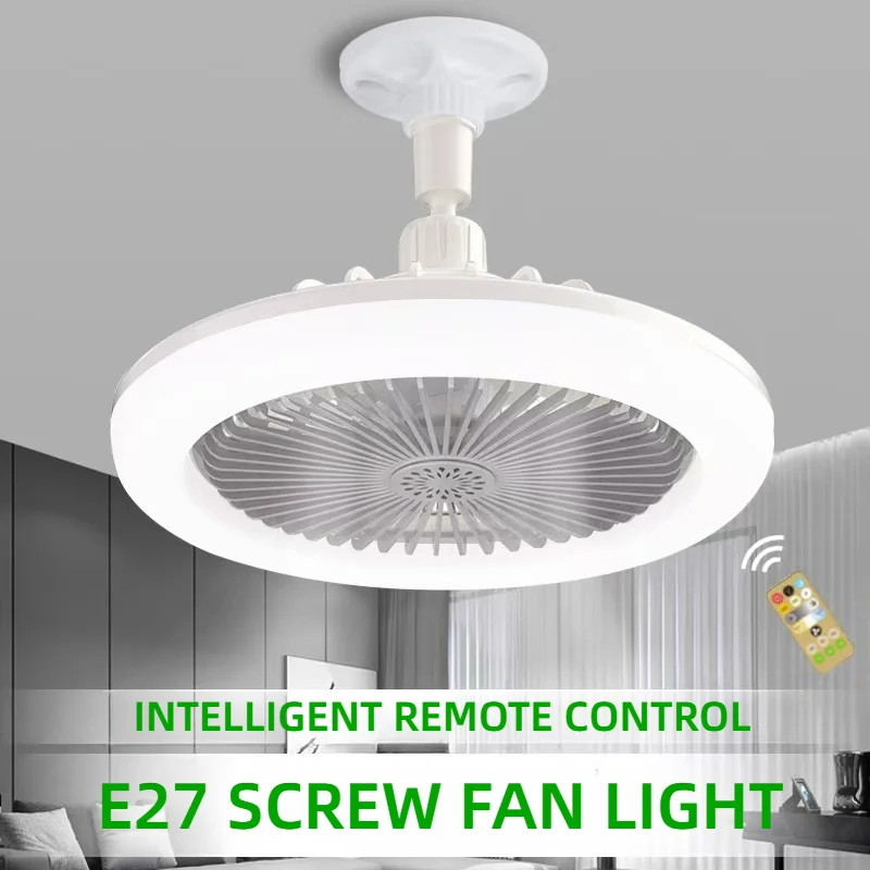 Rotatable 3in1 Ceiling Fan Remote Control Lighting Lamp Base Bedroom Living Room gallery