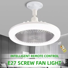 Rotatable 3in1 Ceiling Fan Remote Control Lighting Lamp Base Bedroom Living Room