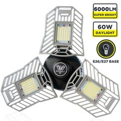 Three Led Garage Light-Led Adjustable light-Basement led Light 6000lm