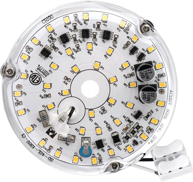 4Inch Ceiling Fan LED Light Replacement 6000K, 18W LED Retrofit Kit Dimmable Cei gallery