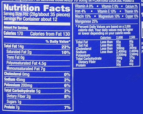 Planters Lightly Salted Cocktail Peanuts 12 oz Canister gallery