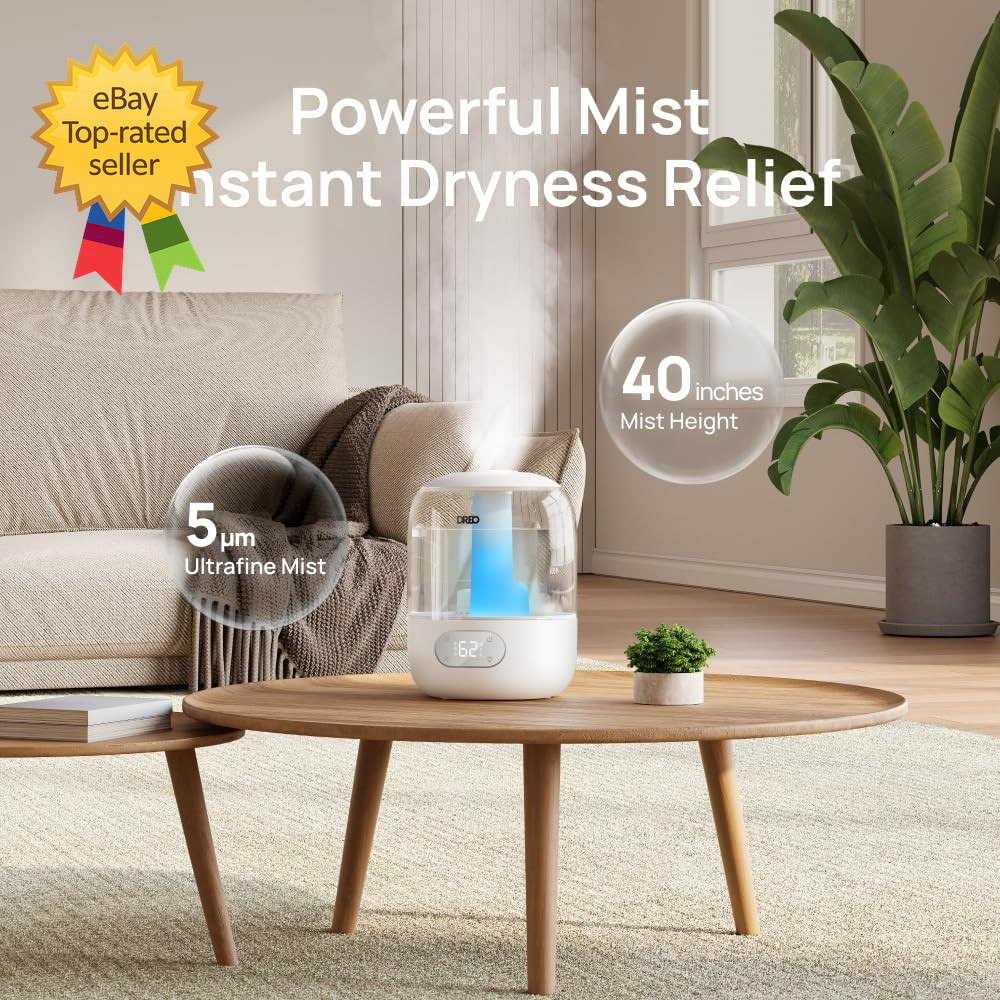 Humidifiers for Bedroom 3L Top Fill 30H 26Db Quiet Runtime for Large Room gallery