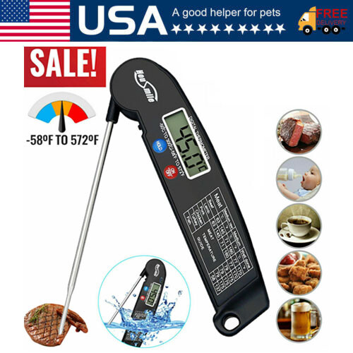 Instant Read Digital Meat Thermometer BBQ Grill Smoker For Kitchen Food Cooking gallery