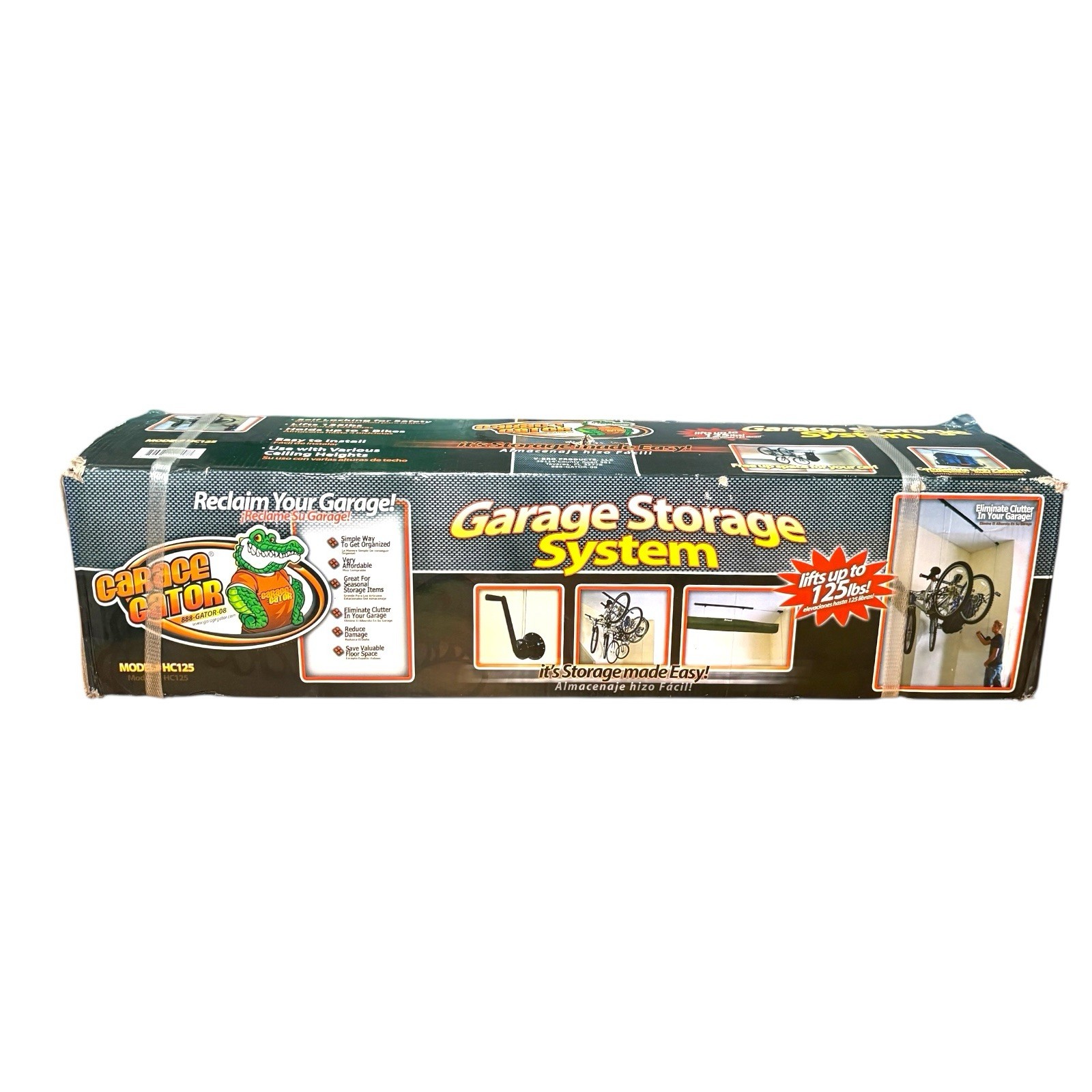 Garage Gator HC125 Hand Crank Ceiling Storage Lift 125 lb Hoist System NEW gallery