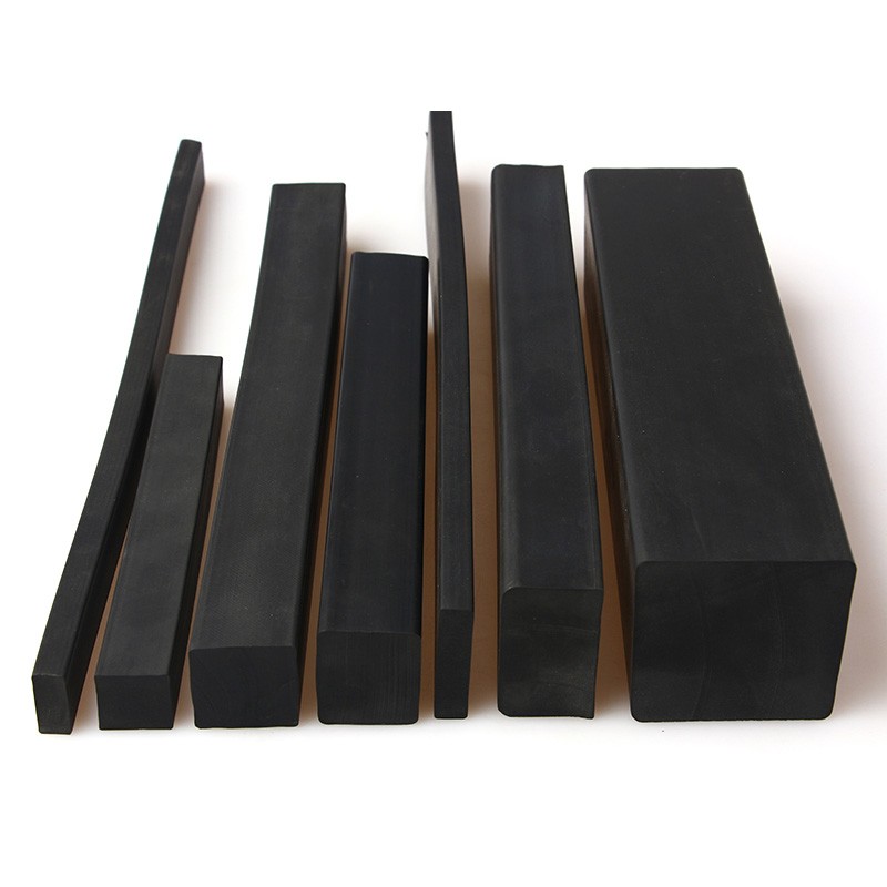 Solid Black Nitrile NBR Rubber Sealing Strip Thick 3/4/5/6/8-30mm Width 4-70mm gallery
